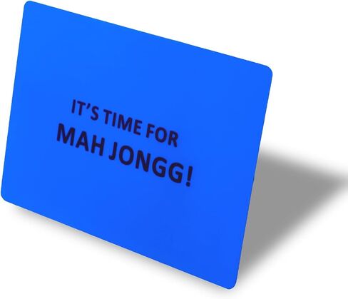 GRACIAS Set of 2 Blue Mahjong Tile Mixers (Shufflers), Plastic Mahjongg Accessories for Mixing and Shuffling Tiles & Playing Mahjong Game in Saudi Arabia