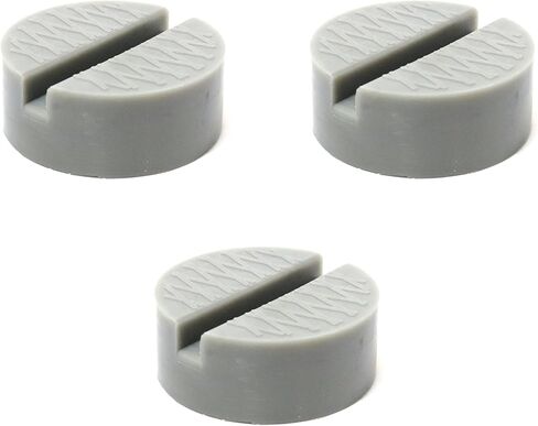 2 Pack Universal Small Slotted Polyurethane Jack Pad Frame Rail Protector in Saudi Arabia