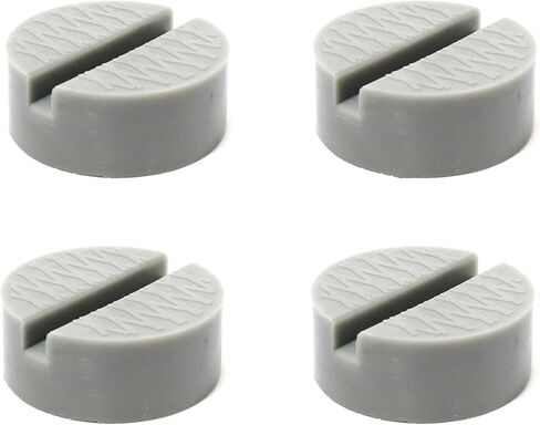 2 Pack Universal Small Slotted Polyurethane Jack Pad Frame Rail Protector in Saudi Arabia