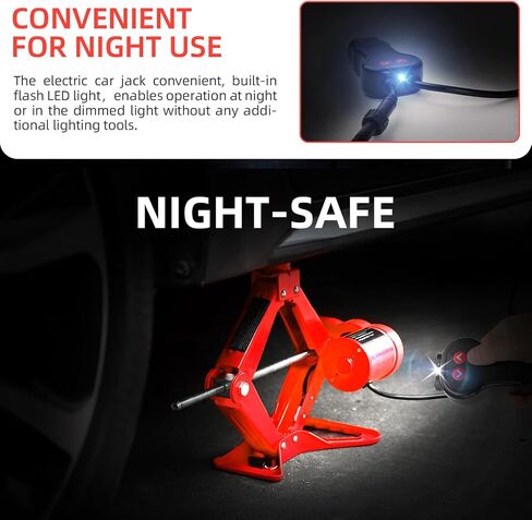 Electric Car Jack Kit Foor Jack 3 Ton 12V Car Scissor Jack for Sedan SUV Portable Vehicle Lift Jack Emergency Repair Kit with A Iron Wrench in Saudi Arabia
