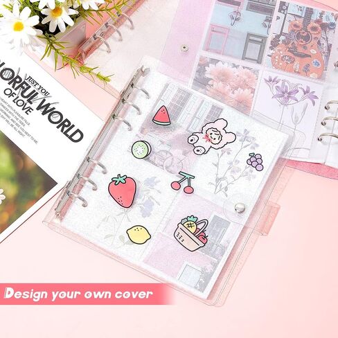 Epakh 3 Pcs A5 Kpop Photocard Binder 600 Pockets Kpop Album Binder 6 Ring Binder Photocard Holder 2.5 x 3.5 Inch Mini Photo Card Album for Photo Cards in Saudi Arabia