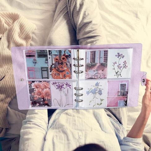 Epakh 3 Pcs A5 Kpop Photocard Binder 600 Pockets Kpop Album Binder 6 Ring Binder Photocard Holder 2.5 x 3.5 Inch Mini Photo Card Album for Photo Cards in Saudi Arabia