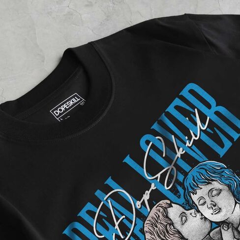 DopeSkill Graphic Tee Streetwear Hip Hop Hypebeast Street Style Unisex T-Shirt Sneaker Colour Matching Shirts Real Lover in Saudi Arabia