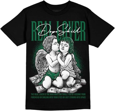 DopeSkill Graphic Tee Streetwear Hip Hop Hypebeast Street Style Unisex T-Shirt Sneaker Colour Matching Shirts Real Lover in Saudi Arabia