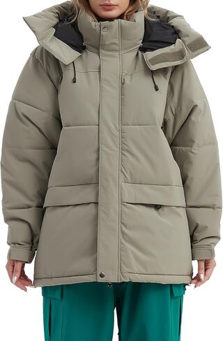 NOMADIKA Men's Waterproof Ski Jacket Snow Coats with Detachable Hood for Winter Skiing Snowboarding Oversize Unisex in Saudi Arabia