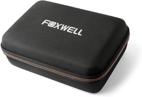 حقيبة حمل للحماية الصلبة من FOXWELL لجهاز NT510 Obd2 Code Reader تحقق من الماسح الضوئي لضوء المحرك وأداة المسح التشخيصي - ألياف البوليستر وحقيبة سفر EVA (أسود) in Saudi Arabia