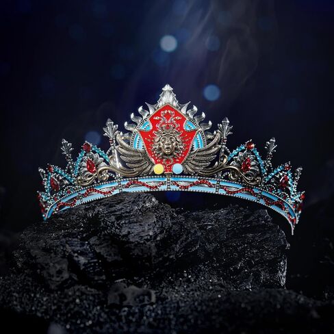 SWEETV War of the Gods Mythology Crown, Tiaras and Crowns for Women and Men, Gold Tiaras for Men, King Crown Diadem, Ancient Greece Headpiece for Prom Cosplay Wedding Halloween, Zeus Crown in Kuwait