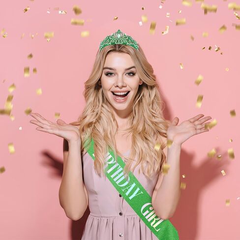 Birthday Sash, Birthday Crown, Birthday Sash for Women, Birthday Girl Sash, Birthday Tiara for Women, Birthday Headband, Birthday Sash and Crown, Happy Birthday Sash, Pink Birthday Sash Accessories in Saudi Arabia