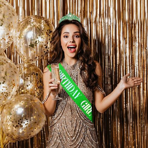 Birthday Sash, Birthday Crown, Birthday Sash for Women, Birthday Girl Sash, Birthday Tiara for Women, Birthday Headband, Birthday Sash and Crown, Happy Birthday Sash, Pink Birthday Sash Accessories in Saudi Arabia