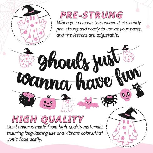 الغول فقط أريد الحصول على لافتة ممتعة لتزيين حفلات الهالوين وديكورات العزوبية للهالوين وساحرات الليل للفتيات والهالوين وخفافيش شبح اليقطين والعنكبوت ومستلزمات حفلات أعياد الميلاد in Kuwait