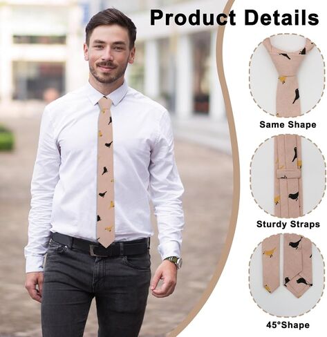 Ties for Men, Skinny Ties for Men Cotton Mens Ties 2.36'' Necktie for Wedding, Graduation, Business, Party, Casual in Saudi Arabia