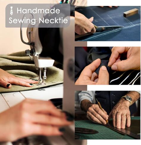 Mantieqingway Cotton Ties for Men, 2.76'' Striped Mens Neckties for Business, Daily Dress, Office, College, Wedding in Saudi Arabia