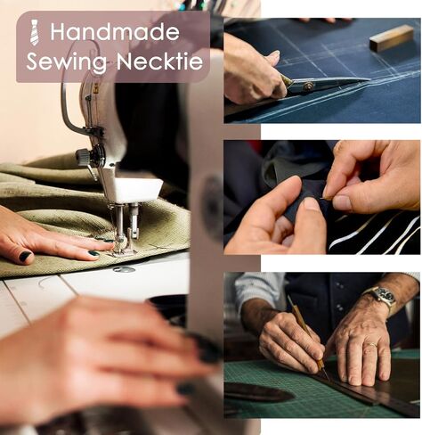 Mantieqingway Cotton Ties for Men, 2.76'' Striped Mens Neckties for Business, Daily Dress, Office, College, Wedding in Saudi Arabia