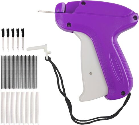 MAXMAN Fine Stitch Gun, Quick Stitch Sewing Gun for Clothes with 5 Fine Needles & 3000 Pcs Fasteners, Speedy Clothing Fixer, Mini Stitch Hemming Gun, Mini Micro Tagging Stitch for Clothes (Pink) in Saudi Arabia
