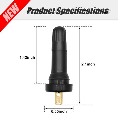 20 PCS 17-20008 TPMS Tire Pressure Sensor Rubber Valve Stems Kit Replacement for GM-930A GMC Ca-dillac Ch-Evy SIL-verado 1500 2500 Su-burban in Saudi Arabia