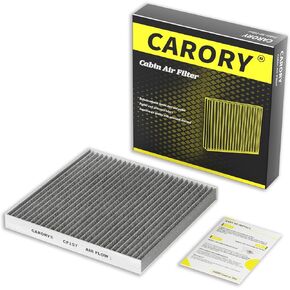 Cabin Air Filter w/Activated Carbon for Select 2016-2024 Toyota, Lexus, Subaru, Mazda Models - Avalon, Camry, Corolla, Highlander, Prius, RAV4, Sienna, ES250, ES350, NX250, CF12157, and More