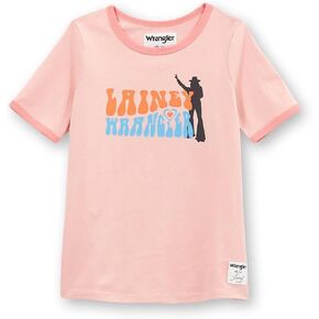 Wrangler Girls' X Wilson Lainey Shadow Ringer Tee