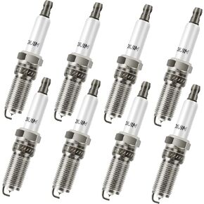 Iridium Spark Plugs 8 Pack 91418 Compatible with 2014-2023 Chevy Silverado 1500 5.3 Tahoe Corvette Suburban & GMC Sierra 1500 Yukon,Yukon XL & Cadillac Escalade ESV Replaces ILTR5E11,12622441,41-114