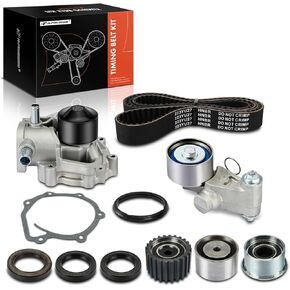 A-Premium Engine Timing Belt Kit with Water Pump Compatible with Subaru Forester 2002 2003 2004 2005, Automatic Transmission Only - 2.5L