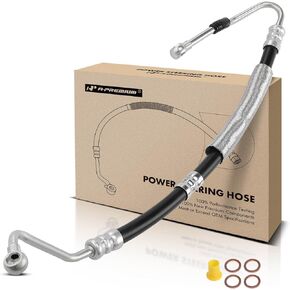 A-Premium Power Steering Hose Pressure Line Hose Assembly Compatible with BMW E38 740i Base 1997-2001, 740iL Base 1996-2001 V8 4.4L