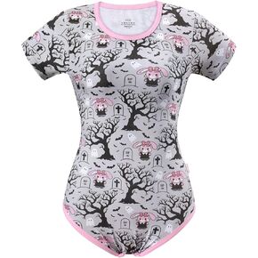 Littleforbig Cotton Romper Onesie Pajamas Bodysuit - Feeling Stabby Usagi Onesie
