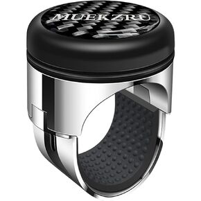 Steering Wheel Knob Spinner Compatible with Any Steering Wheels,Carbon fiber and metal ball bearing knob for Car, Trucks,ractor, Mower, Boat - Maneuver with Ease On Any Vehicle