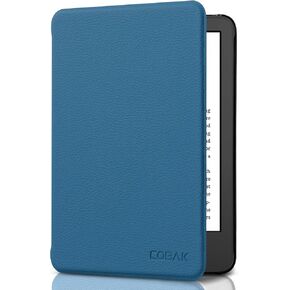 CoBak Case for All New Kindle 11th Generation 2022 Release Only - Ultra Slim PU Leather Smart Cover with Auto Sleep and Wake, Premium Protective Case for Kindle Basic