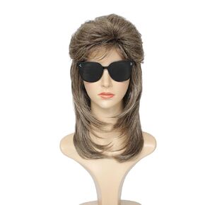 Mullet Wigs for Women 80s Costumes Fancy Party Accessory Cosplay Wig (w58-Light Blonde)