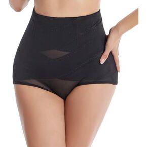 Tummy Control Thong Shapewear for Women-High Waisted Body Shaper Thong Panties Girdle Seamless Compression Underwear