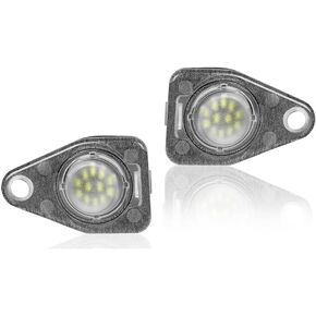 Pair Set LED License Plate Light, Replacement for 2003-2014 Ford Expedition, 2004-2007 Freestar, 2005-2007 Freestyle, 1996-2005 Taurus, 2003-2017 Navigator