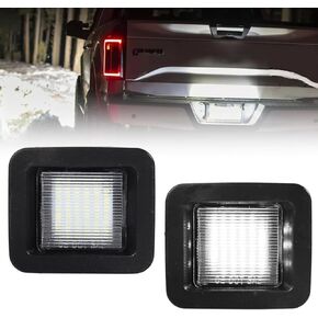 LED License Plate Light for Fo-rd 2015-2020 F150 2017-2020 Raptor Pickup Truck, F150 Led Rear Tag Lamp, 6000K White Lights, 2 PCS