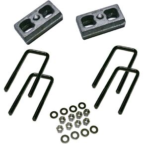 Superlift 2.5" Block Kit for Suburban/Blazer/Tahoe | Rear Lift Blocks, U-Bolts, & Hardware | 3297 | Fits 1988-1998 GM 1500 Pickup; 1992-1999 1500 Suburban/Blazer/Tahoe