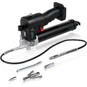 Electric Grease Gun, Cordless Grease Gun, Grease Gun Battery Powered with 47'' Pressure Hose for Large Vehicles （Battery Not Included (Makita, 10000)