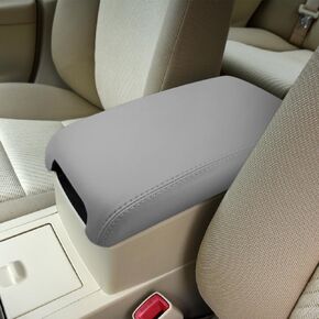 DEYTOP Console Armrest Cover for Toyota Camry 2012-2017 Accessories Car Center Console Cover for 2012 2013 2014-2017 Camry Anti-Scratch Leather Armrest Pad (Black)