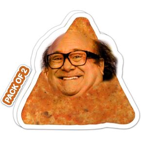 IMPERIAL VIBES – Danny Dorito Sticker – Vinyl Funny Sticker for Car, Truck, and Van – Removable Indoor and Outdoor Use for Laptop – Waterproof Decal for Wall and Watercooler – (Pack of 2) Imp 021