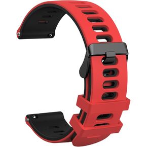 Meliya Silicone Watch Bands Quick Release 20mm 22mm, Soft Silicone Rubber Sport Replacement Watch Strap for Women Men