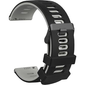 Meliya Silicone Watch Bands Quick Release 20mm 22mm, Soft Silicone Rubber Sport Replacement Watch Strap for Women Men