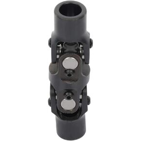 SCITOO 3/4" Round -3/4" Round Smooth Steering Shaft Universal U-Joint Black Double, 143mm Working Angle 35 Degree