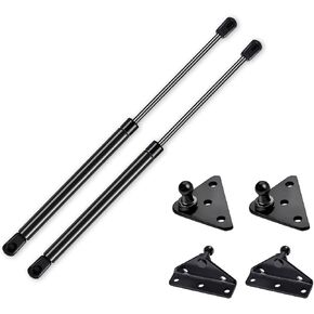 Qty (2) SPD-GSNI-5300-20 C16-08568 20in 20lb/89N Universal Gas Strut Spring with Mounting Brackets- Shock Lift Support for RV Entry Door, Motorhome Door, RV Bed, Boat Hatch Lid, Camper Shell