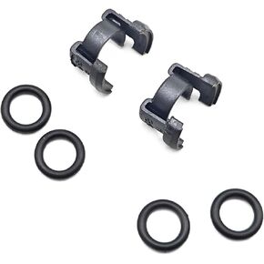 2-Set A/C Condenser Hard Line Lock Clamp Clip Compatible with Camry Corolla RAV4 Highlander 2018-2023 Replace 88718-1E150