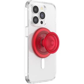PopSockets Phone Grip Compatible with MagSafe, Phone Holder, Wireless Charging Compatible, Into The Woods - Orange Zest