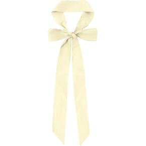 obmwang Solid Color Long Neckerchief Women Skinny Scarf Ribbon Scarf Satin Scarf Belts Sash Necktie Neck Scarf Narrow Scarf