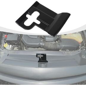 Engine Hood Bolt Dust-Proof Gap Protection Cover Trim Compatible with Dodge Challenger 2009-2024 Accessories Black in Kuwait