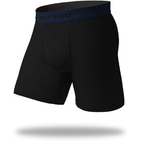 Pair of Thieves Men's Cool Breeze Long Boxer Briefs - Premium Underwear for Men - No Swass