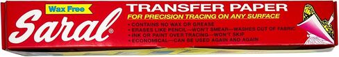 RED SARAL Wax-Free Transfer (Tracing) Paper for Precision Tracing on Any Surface-12 inches x 12 Foot roll in Saudi Arabia