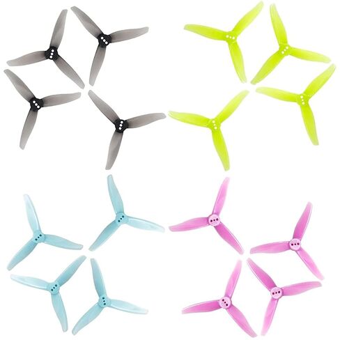 Gemfan Hurricane 3016 Propeller 3 Inch Prop w/ 1.5mm Center Hole for FPV Racing Toothpick Drone Quadcopter (16pcs - 8 CW 8 CCW) in Kuwait