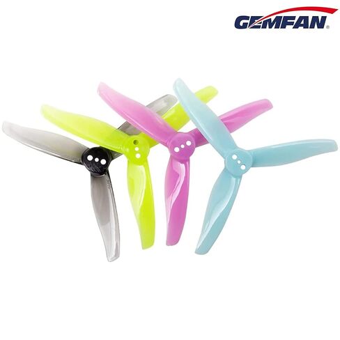 Gemfan Hurricane 3016 Propeller 3 Inch Prop w/ 1.5mm Center Hole for FPV Racing Toothpick Drone Quadcopter (16pcs - 8 CW 8 CCW) in Kuwait
