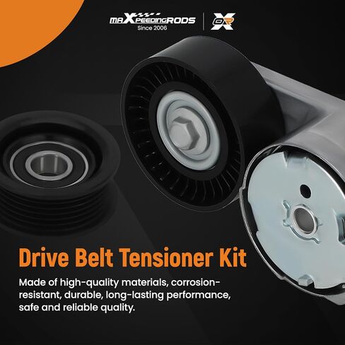 maXpeedingrods Tensioner Pulley Idler Pulley and Belt Tensioner Kit for Dodge Grand Caravan/Charger/Durango/Journey/Challenger/Avenger for Ram/Chrysler/Jeep 3.6L V6 Replace# 39282 38082 in Saudi Arabia