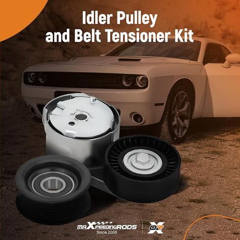 maXpeedingrods Tensioner Pulley Idler Pulley and Belt Tensioner Kit for Dodge Grand Caravan/Charger/Durango/Journey/Challenger/Avenger for Ram/Chrysler/Jeep 3.6L V6 Replace# 39282 38082 in Saudi Arabia