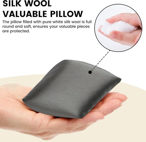 Novel Box® Black Leatherette Bracelet Watch Jewelry Decoration Pillow (Pack of 5) 3X3 + NB Cleaning Cloth in Kuwait